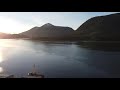 Petersburg Alaska Downtown by drone.