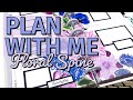 PLAN WITH ME | Skinny Classic Happy Planner | Wedding Anniversary Floral Spread [May 2023]