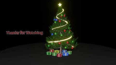 Christmass tree in Blender #blenderforbegginer