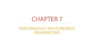 Total Quality Management Tutorial | Performance Measurement Framework - Chapter 7