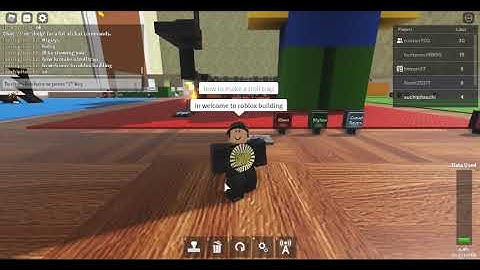 HOW TO MAKE A TROLL TRAP IN WELCOME TO ROBLOX BUILDING!