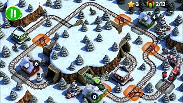 Train Crisis Christmas Puzzle Game | Rail Track Maze Game | Android Gameplay #1219