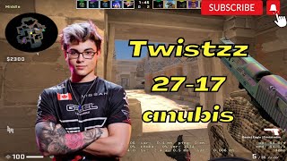 Twistzz 27Kills w/ broky Anubis matchmaking POV 2022.11.19 - CSGO POV