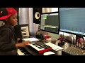 DJ Arch Jnr Creating a Hip Hop Beat In 4 Minutes Using Logic Pro (7yrs old)