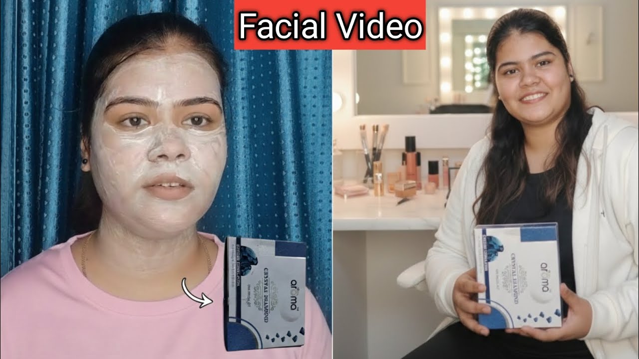 ✨ Aroma Crystal Diamond Facial | Step by Step Spa Facial at Home ✨