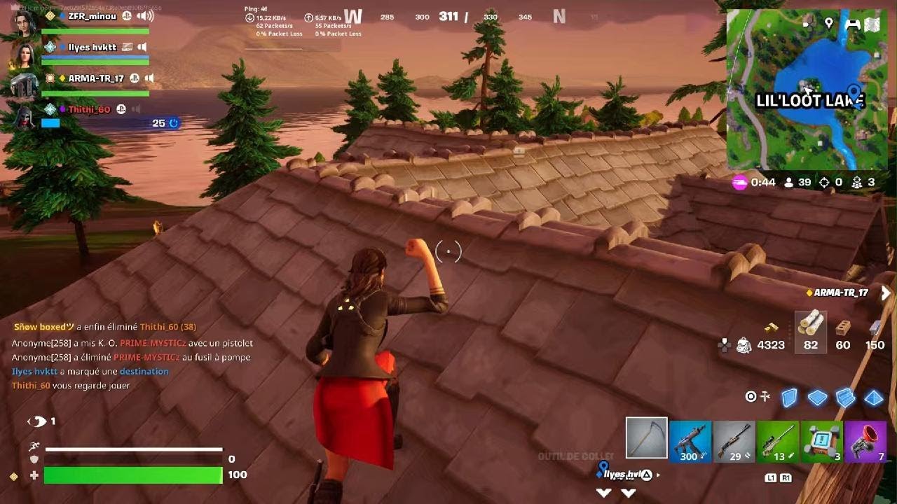 Je fait mon retour sur fornite (s'etait pas ouf)