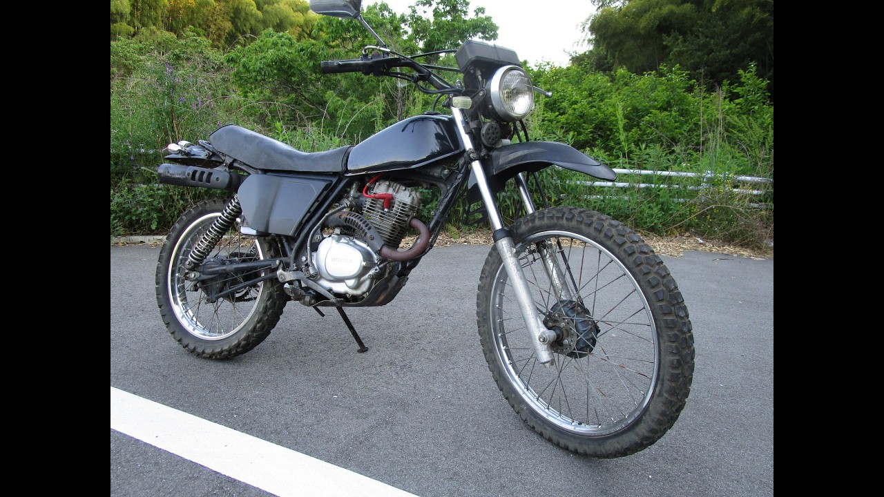 XL125　走行OKです ☆1979年 XL125S 始動走行動画 初期型L125S-1000～ ☆ - YouTube