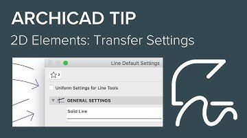 ARCHICAD Tip - Transfer Settings between Line/Arc/Polyline/Spline