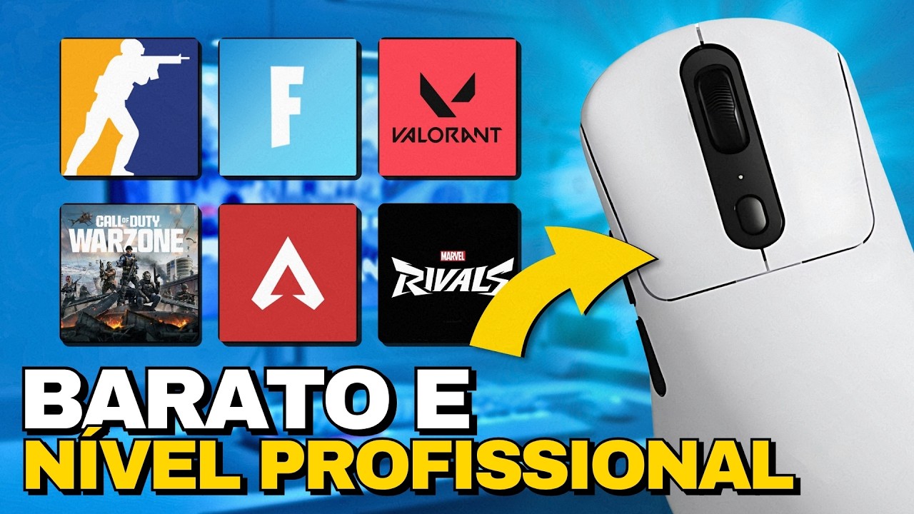 MELHOR MOUSE CUSTO-BENEFÍCIO EM 2025? - Rapoo VT3 Pro Max