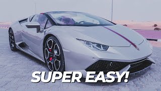 How to drive a Lamborghini Huracan Spyder - How to shift gears