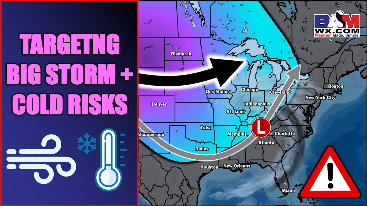 Targeting a big storm system and a big cold blast around Thanksgiving ...