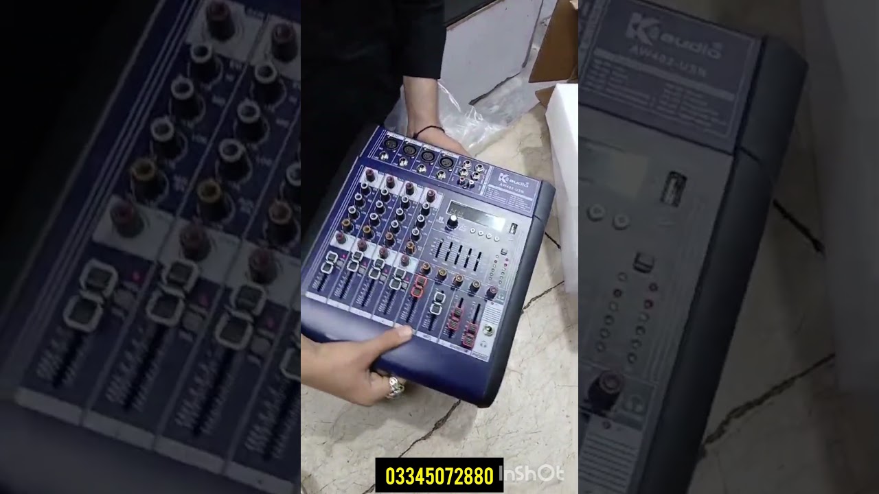 K Audio 4 Chanel mixer best voice quality