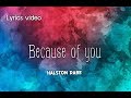 Lyrics because of you  halston dare