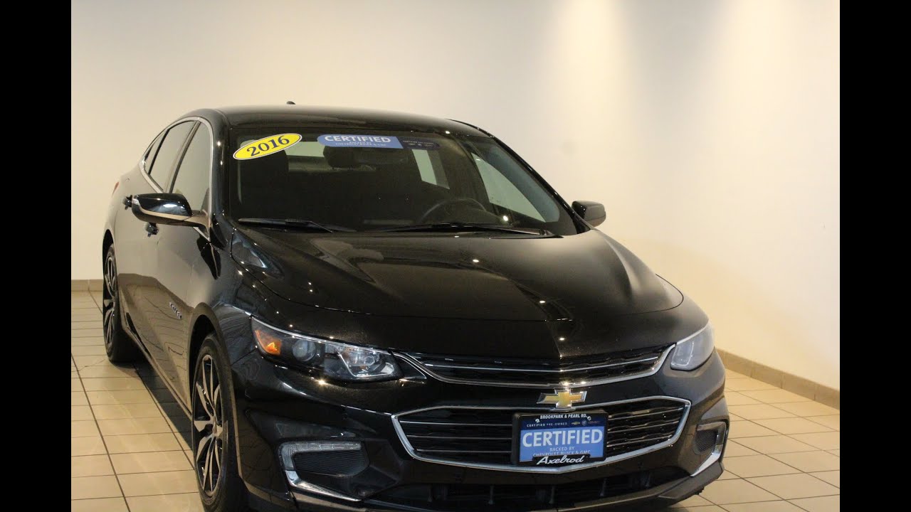 2016 Chevrolet Malibu Used Car For Sale Parma, Ohio GF350214 YouTube