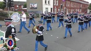 East Belfast Protestant Boys FB @ South Belfast Young Conquerors FB Parade 30/07/22