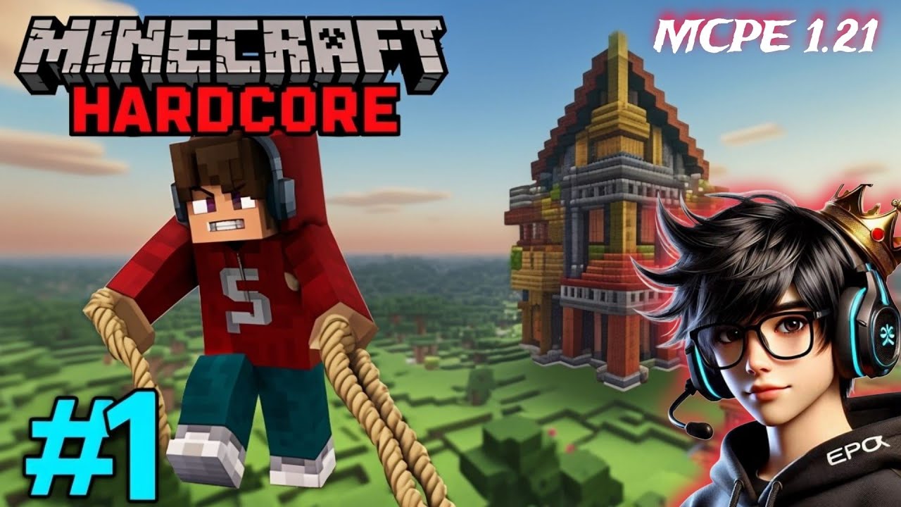 perfect start of Minecraft hardcore series pe in hindi #1 - YouTube