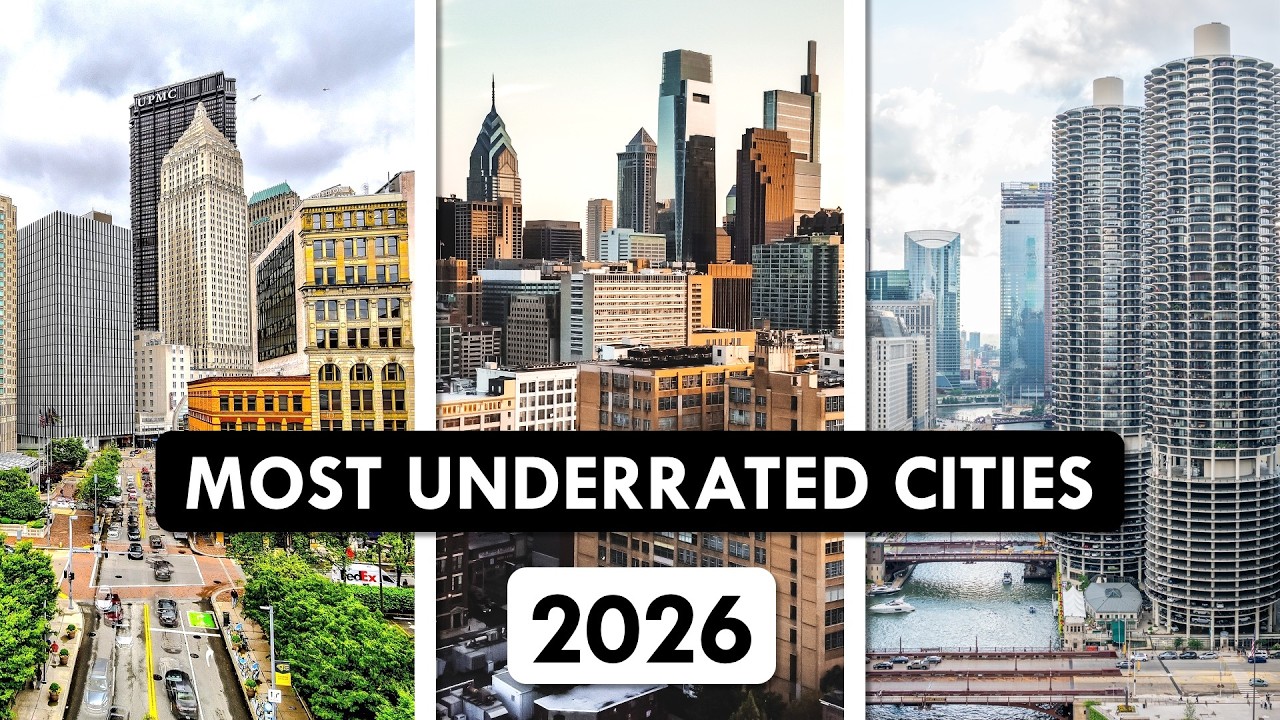 YouTube thumbnail for “Ten Seriously Undervalued U.S. Cities” by Ray Delahanty | CityNerd