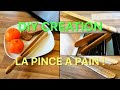 Diy creation  wood toaster tongs  pince  pain en bois