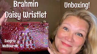 Brahmin Daisy Wristlet Unboxing ~~ Sangria Melbourne