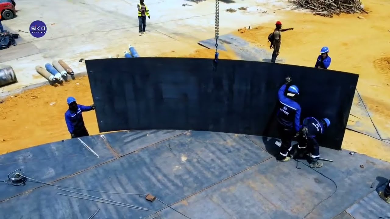 SIKA INDUSTRIE, intervient dans la réalisation de réservoirs destinés au stockage d’huiles.