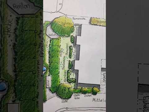 Gartenplan zeichnen: Schritt
