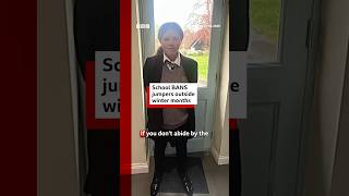 School bans jumpers outside winter months. #School #Uniform #BBCNews