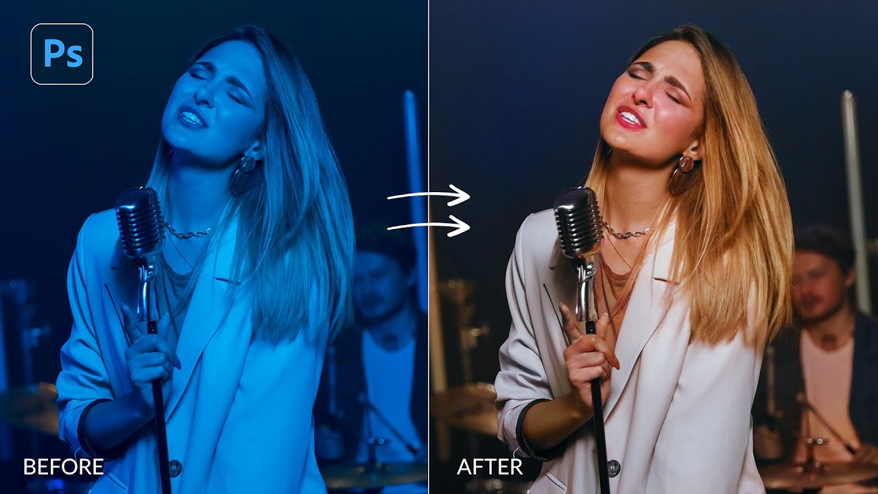 Fix Extreme Color Cast with a Quick Photoshop Trick | Photoshop Tutorial