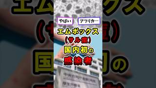 【やばい】エムポックス(サル痘)国内初の感染者|アフリカホームタウン|  #政治 #エムポックス #shorts