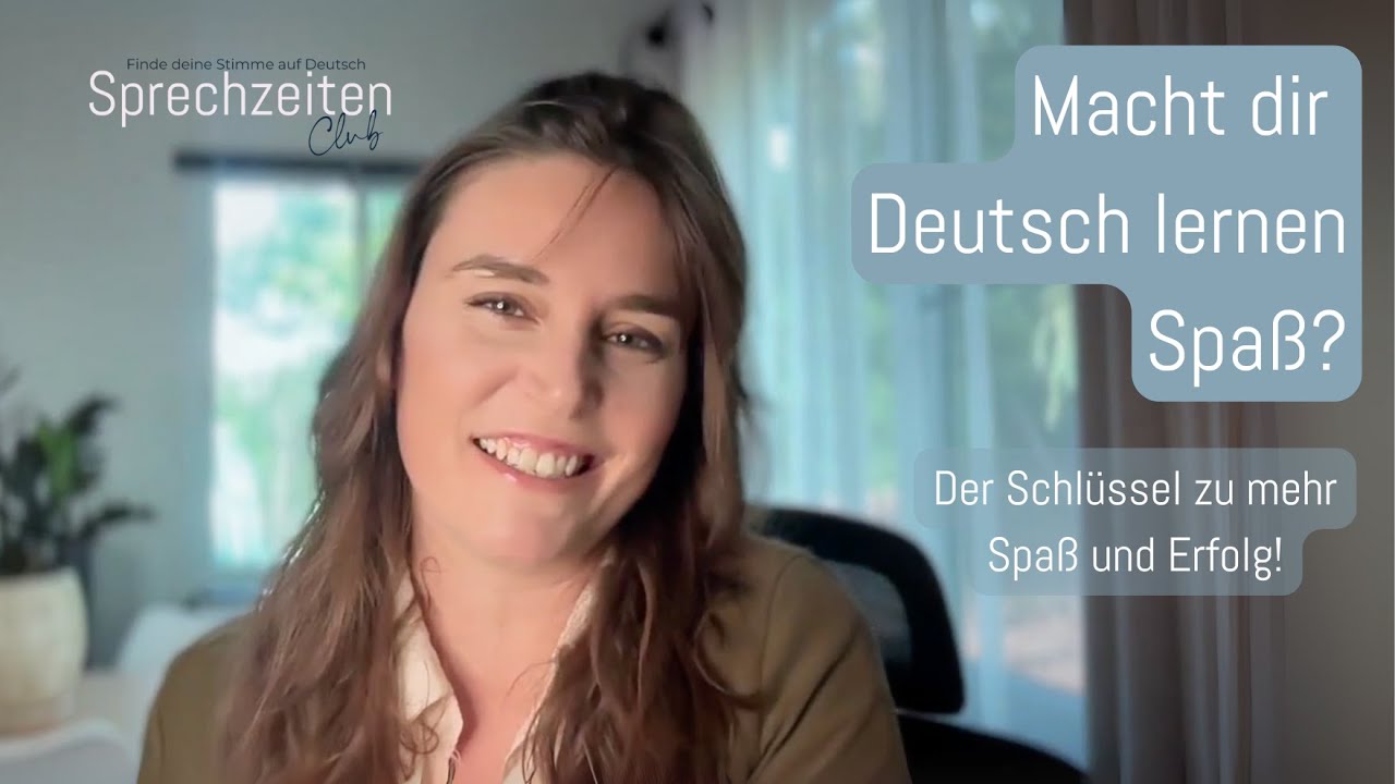 Macht dir Deutsch lernen Spaß? Der Schlüssel zu mehr Erfolg und Spaß ...