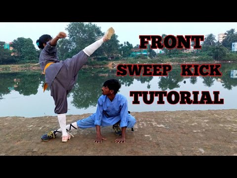 How To Do Front Sweep Kick/Front Sweep Kick In Hindi Tutorial 🔥🔥🔥