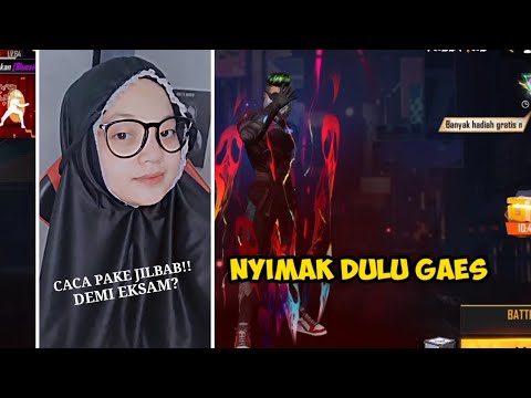 VIRAL❗CACA PAKE JILBAB DEMI EKSSAM!?