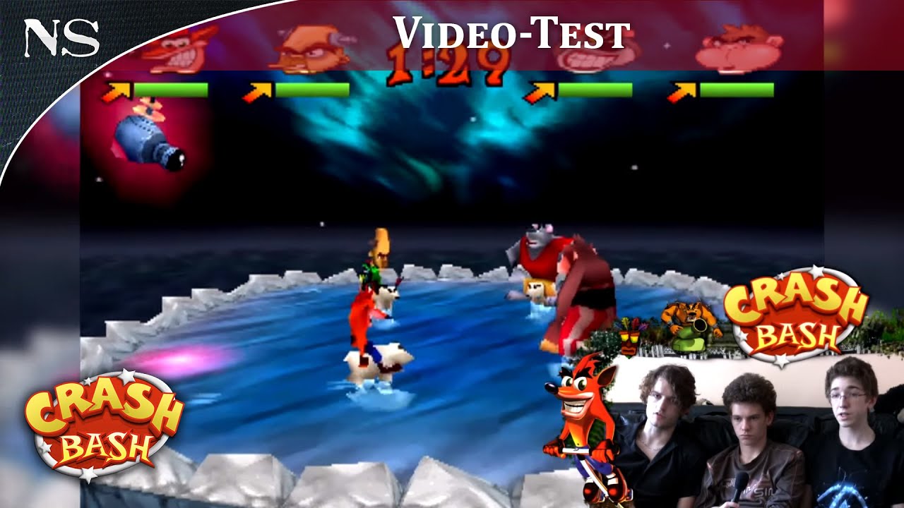 CRASH BASH BANDICOOT PLAYSTATION One 1 2 3 PS1