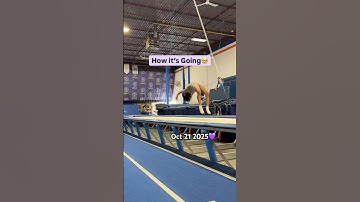 HAPPY 1 YEAR TO MY BACK HANDSPRING JOURNEY!! Thank you for your support💜 #backhandspring