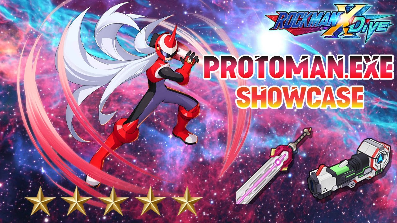 MegaMan X DiVE ProtoMan.EXE 5* Character Showcase YouTube
