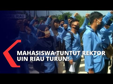 Diduga Korupsi, Mahasiswa UIN Suska Riau Minta Rektor Mundur dari Jabatannya!