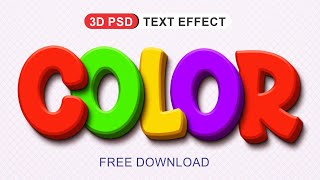 How to make 3D Text Effect | Graphics Design | Free Download | Page - 396