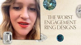 The Worst Engagement Ring Trends