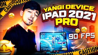 YANGI DEVICE iPAD 2021 PRO 🥵 PUBG 90 FPS!!!