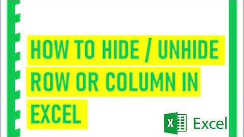 "Master Excel VBA Row Hiding and Unhiding: Unleash the Power of Automation!"