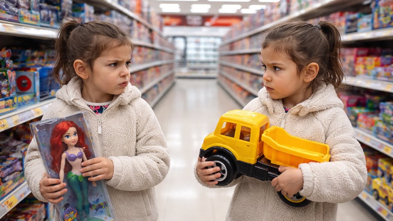 Öykü vs Defne: Markette Tek Oyuncak Hakkı Challenge! 😱 Kim Kazanacak?