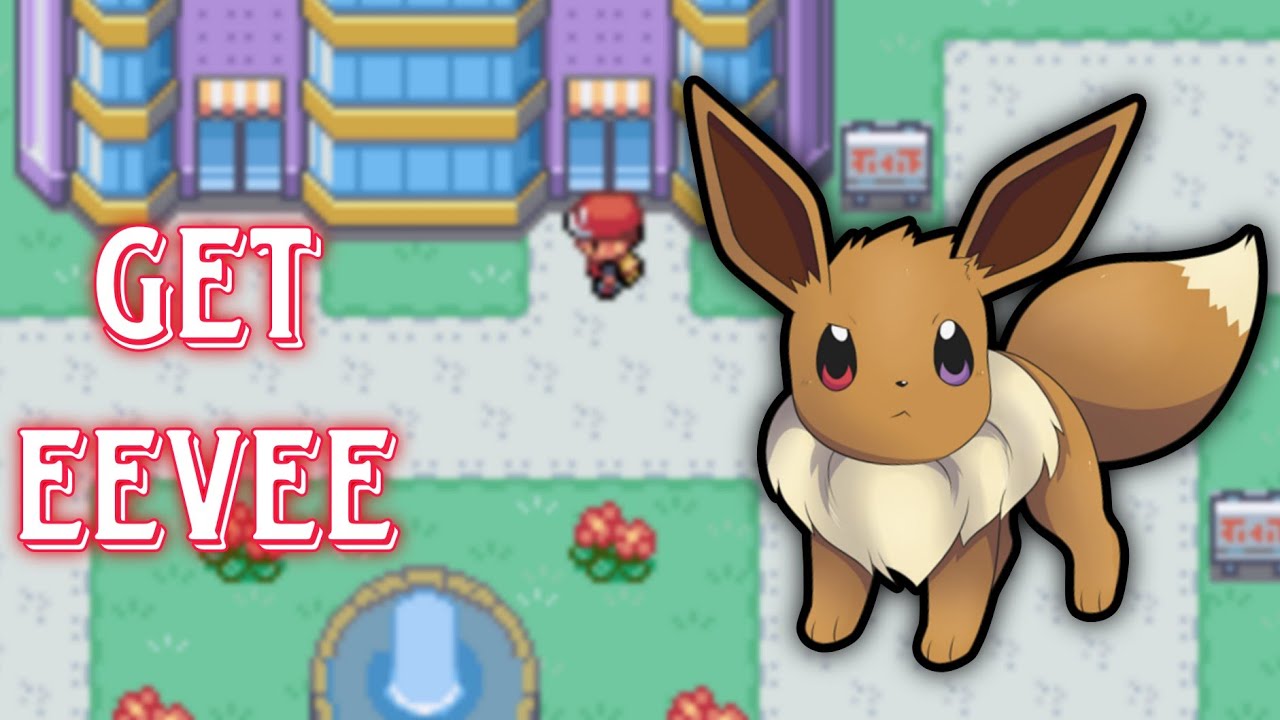 Pokemon Fire Red 60fps gameplay #16: Kawaii Eevee 