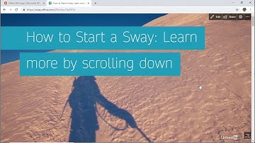 Learn Office 365 Lesson 12 Introduction to Sway for educators