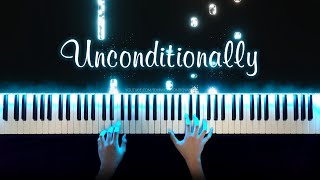Katy Perry - Unconditionally | Piano Cover with Strings (with Lyrics & PIANO SHEET) chords