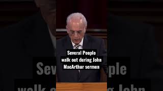 Several People "Walk Out" as John MacArthur Preaches a Sermon on Ephesians 5 on Nov. 13, 2022
