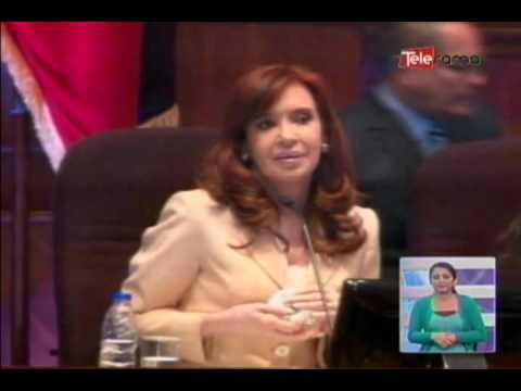 Cristina Fernández fue condecorada por la asamblea nacional