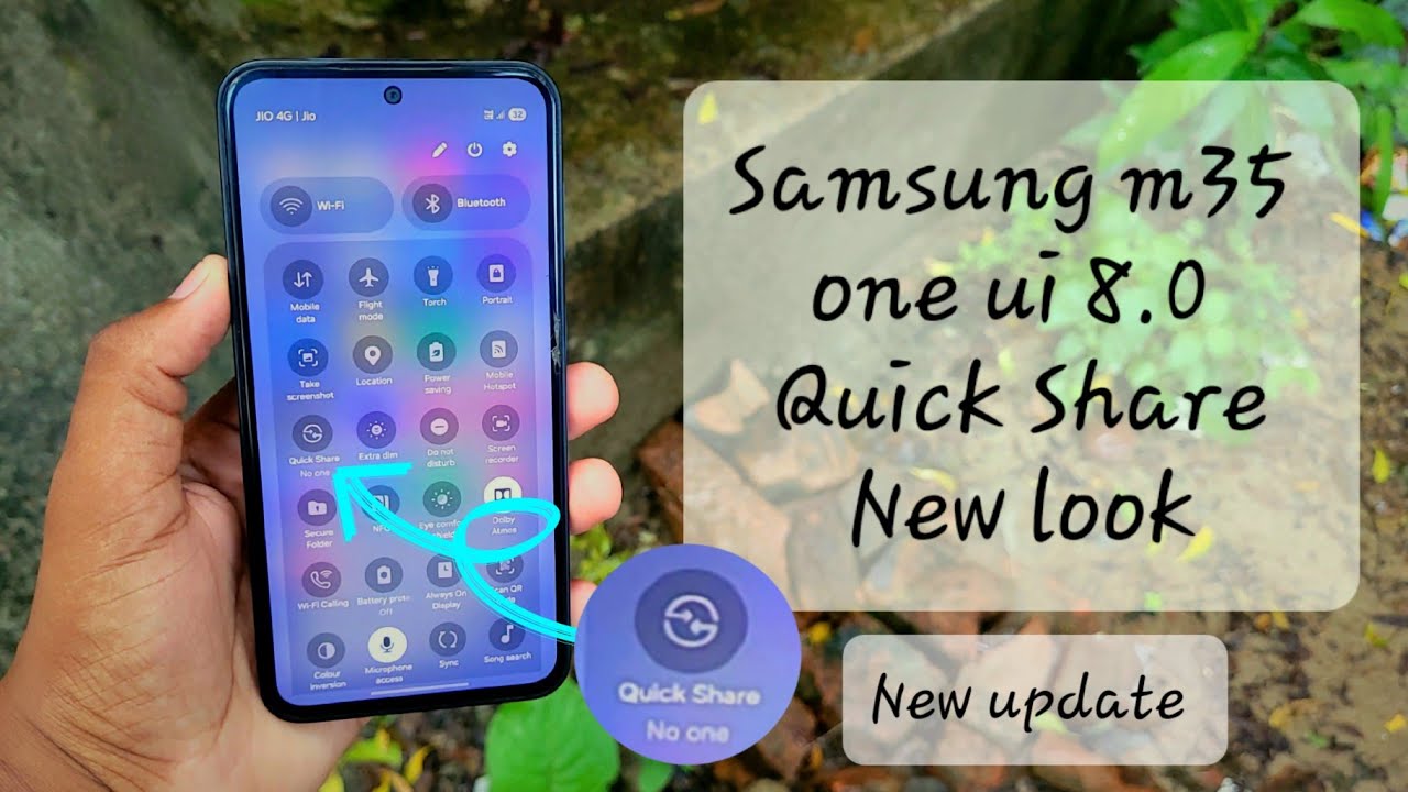 Samsung galaxy m35 & S20fe Quick Share One ui 8.0 update | new One ui 8.0 update 