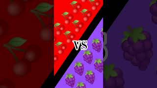 #fruit #fighting #cherry #grape