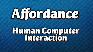 Affordance in Human Computer Interaction | Urdu/Hindi screenshot 4