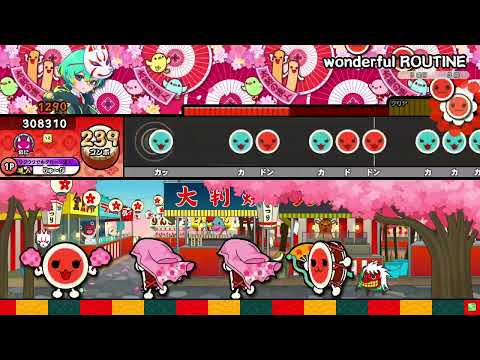 【HS×1.2】wonderful ROUTINE 全良【太鼓の達人ニジイロver.】