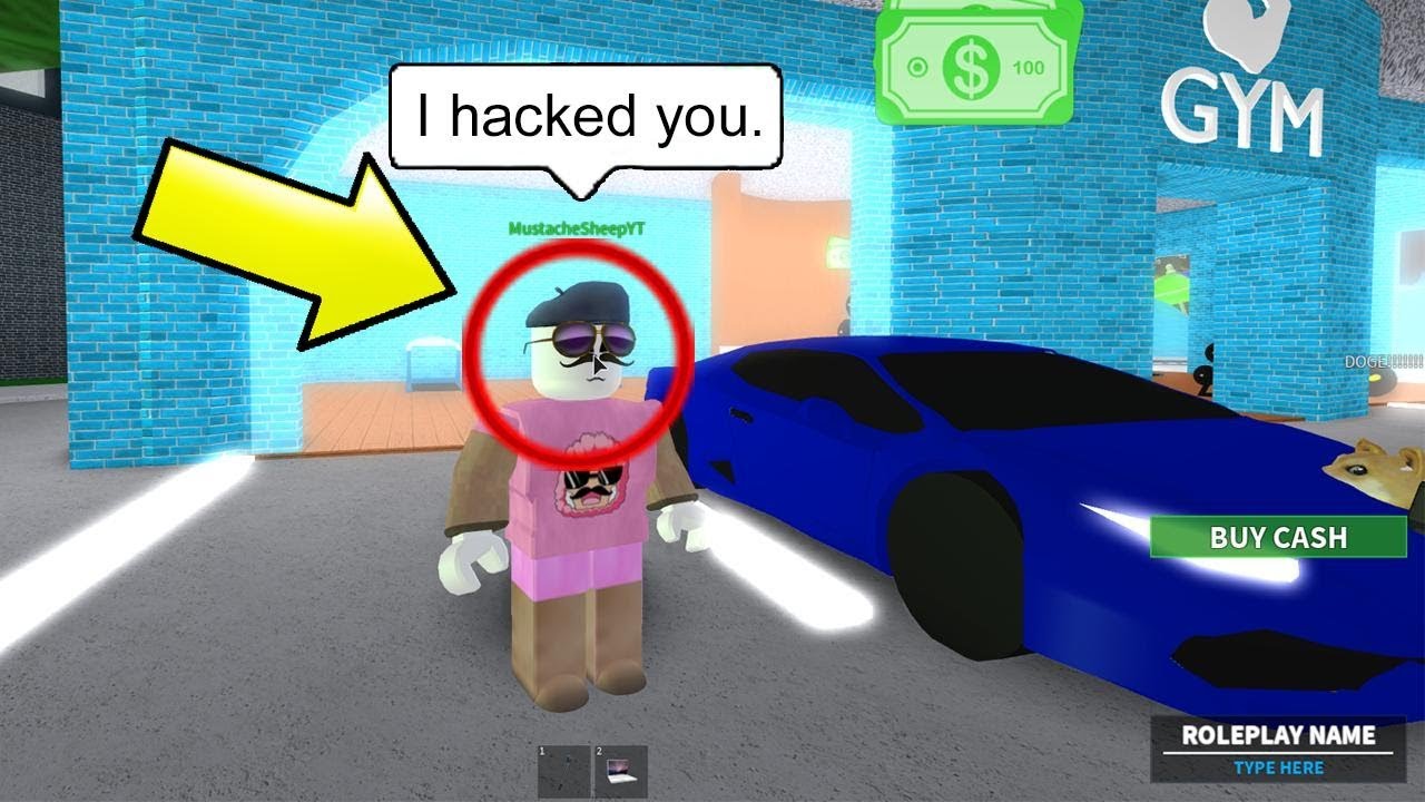 Joining A Game With My Roblox Hacker Hes Using My Account - 